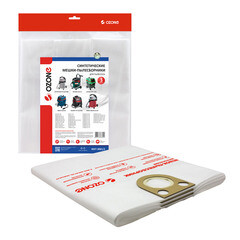 Мешок для пылесоса Ozone 25 л к моделям Bosch Gas 25/Kress 1400/Интерскол ПУ-3 синтетическая ткань для сухой и влажной уборки (3 шт.) (3081/3) - фото 3