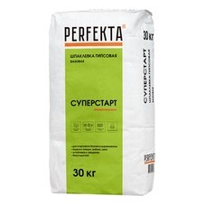 Шпаклевка цементная Perfekta Старт Глайд МН базовая белая 25 кг ...