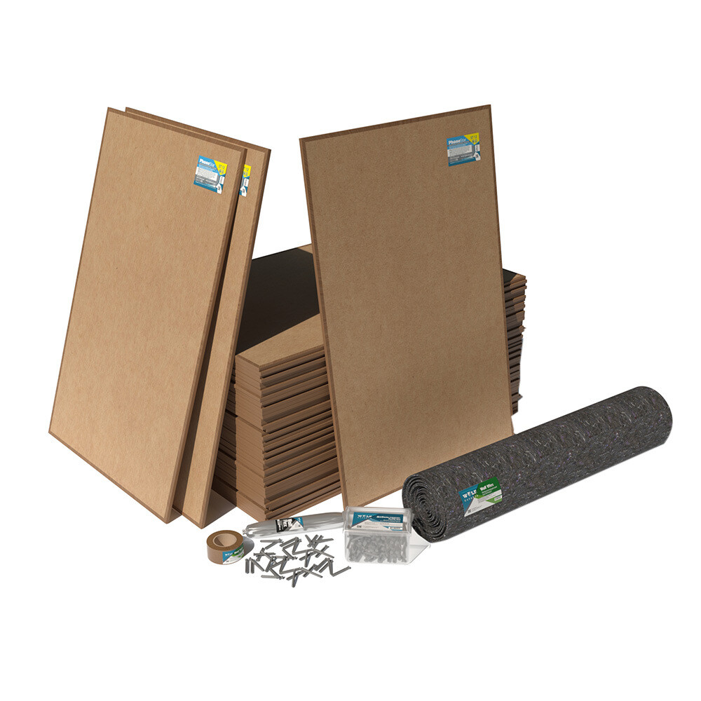 Изображение товара Система звукоизоляции стен PhoneStar Стандарт 14х800х1200 мм для комфорта и тишины