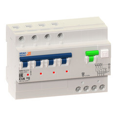 Автомат дифференциальный КЭАЗ OptiDin VD63 63А 3P+N тип AC 30 мА 6 кА (103482) - фото 4