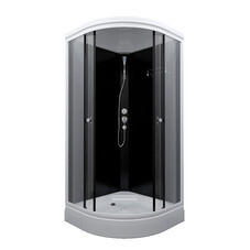 Душевая кабина Triton Нова 88х88х217,5 см стекло прозрачное 4 мм с низким поддоном полукруг