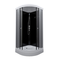 Душевая кабина Triton Нова 88х88х217,5 см стекло прозрачное 4 мм с низким поддоном полукруг - фото 1