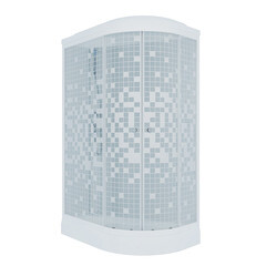 Изображение товара Душевая кабина Triton Коралл 120х80х217,5 см стекло тонированное 4 мм с низким поддоном асимметрия левая