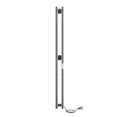 Полотенцесушитель электрический Indigo Style 1200х100 мм 65 Вт с терморегулятором хром - фото 1