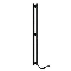 Изображение товара Полотенцесушитель электрический Indigo Style 1200х100 мм 65 Вт с терморегулятором черный муар