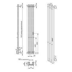 Полотенцесушитель электрический Indigo Style Pro 1200х130 мм 107 Вт с терморегулятором белый - фото 8