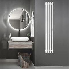 Полотенцесушитель электрический Indigo Style Pro 1200х180 мм 165 Вт с терморегулятором белый - фото 4