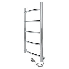 Полотенцесушитель электрический Indigo Arc Lux 700х300 мм 70 Вт с терморегулятором хром - фото 3