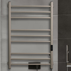 Полотенцесушитель электрический Indigo Line Trinity 800х532 мм 120 Вт с терморегулятором бежевый - фото 3