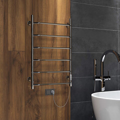 Полотенцесушитель электрический Indigo Roof Lux 800х532 мм 80 Вт с терморегулятором хром - фото 2