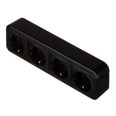 Розетка Svet накладная черная (0215-01231/2361/2362) - фото 5