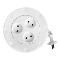 Удлинитель Эра 3 розетки 3 м ПВС 2х0,75 кв.мм 10 А 2,2 кВт белый (Б0019038) - фото 2