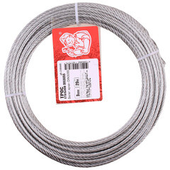 Изображение товара Трос стальной оцинкованный d3 мм DIN 3055 (20 м)