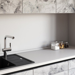 Столешница белая 1111/S 2400х600х27 мм ДСП TopDesign - фото 3