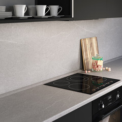 Столешница grey granite 5035/Q 3000х600х40 мм ДСП Slotex - фото 3
