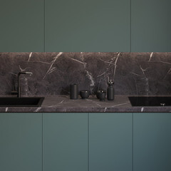 Столешница ankara marble 2343/A 3000х600х40 мм ДСП Slotex - фото 3