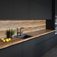 Столешница indian rosewood 3247/P 3000х600х40 мм ДСП Slotex - фото 3