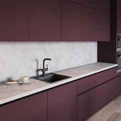 Столешница blanco marble 2347/Pt 3000х600х40 мм ДСП Slotex - фото 2