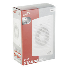 Вентилятор осевой Era Standard 5S с антимоскитной сеткой 180х250 мм d125 мм белый - фото 4