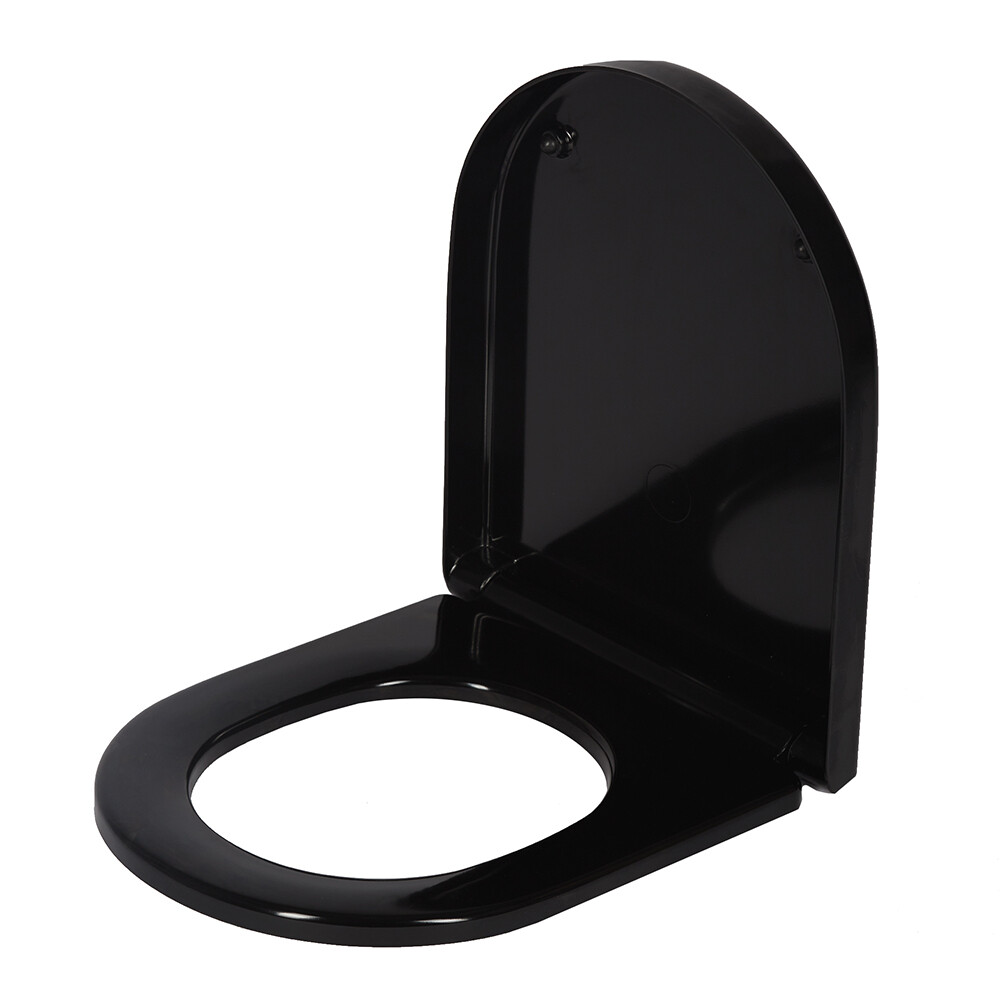 Изображение товара Сиденье для унитаза Berges Uno Black SO из дюропласта с микролифтом