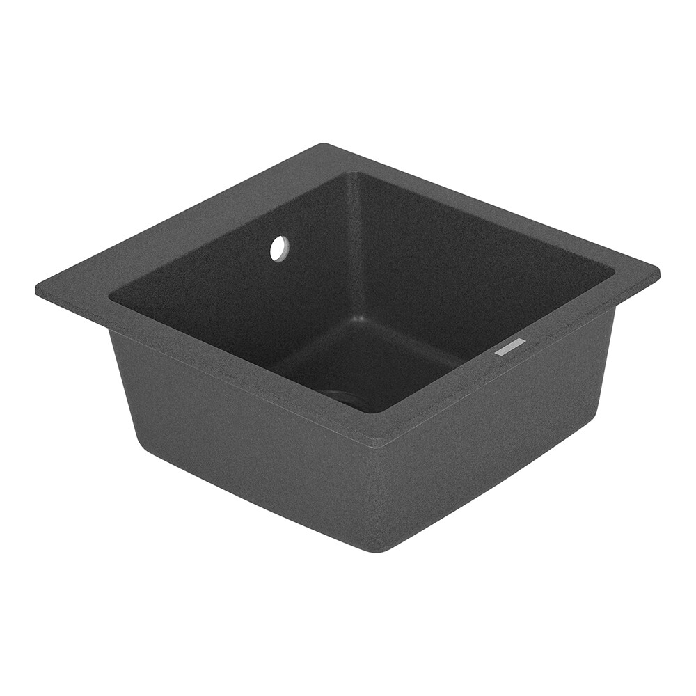 Изображение товара Мойка для кухни Granula 47x51 см кварцевая врезная графит
