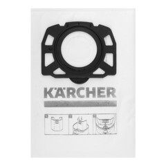 Мешок для пылесоса Karcher 30 л к моделям WD 4/5/6 флис (4 шт.) (2.863-006.0) - фото 1