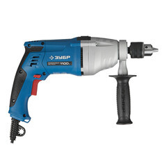 Дрель сетевая ударная Зубр ЗДУ-1100-2 ЭРММ2 1100 Вт ключевой патрон - фото 9