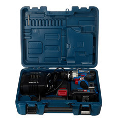 Дрель-шуруповерт аккумуляторная бесщеточная Зубр DB-201-22 20 В 2 Ач Li-Ion 2 АКБ и ЗУ - фото 4