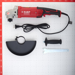 Шлифмашина угловая электрическая Зубр УШМ-230-2205 П 2200 Вт d230 мм - фото 2