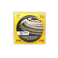 Лента светодиодная SMD 2835 4200К 24 В 9,6 Вт/м 5 м IP65 Elektrostandard (a052963) - фото 3