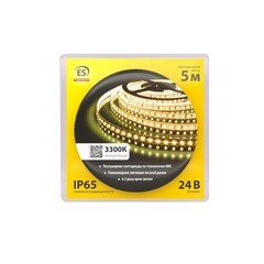 Лента светодиодная SMD 2835 3300К 24 В 9,6 Вт/м 5 м IP65 Elektrostandard (a052962) - фото 3