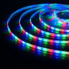 Лента светодиодная SMD 2835 RGB свет 12 В 4,8 Вт/м 5 м IP65 Elektrostandard (a050579) - фото 6