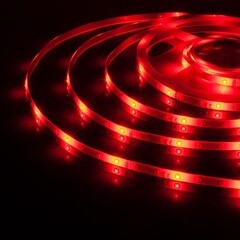 Лента светодиодная SMD 2835 RGB свет 12 В 4,8 Вт/м 5 м IP65 Elektrostandard (a050579) - фото 7