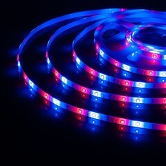Лента светодиодная SMD 2835 RGB свет 12 В 4,8 Вт/м 5 м IP65 Elektrostandard (a050579) - фото 3