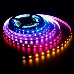 Лента светодиодная SMD 5050 RGB свет 12 В 7,2 Вт/м 5 м IP65 Elektrostandard (a049847) - фото 2