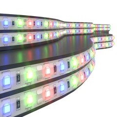 Изображение товара Лента светодиодная SMD 5050 RGB свет 12 В 14,4 Вт/м 5 м IP65 Elektrostandard (a034876)