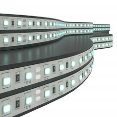 Изображение товара Лента светодиодная SMD 5050 Elektrostandard (a027838) 6500К белый свет 14,4 Вт 12 В IP20 5 м