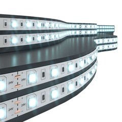 Изображение товара Лента светодиодная SMD 5050 Elektrostandard (a052967) 6500К белый свет 14,4 Вт 24 В IP20 5 м