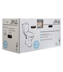 Унитаз-компакт Jika Lyra с косым выпуском без сиденья белый (2423.4/8.2423.4.000.242.9) - фото 6