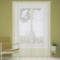 Тюль батист белый 300х270 см Mona Liza (МЛ718/01/Е300) - фото 3