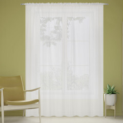 Тюль креп-шифон молочный 150х270 см Mona Liza (МЛ1015/206/Е150) - фото 2