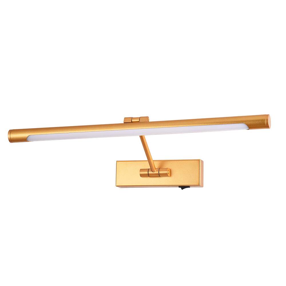 Изображение товара Светодиодная подсветка для картин зеркал  Arte Lamp Harrison A1709AP-1GO золото 9 Вт