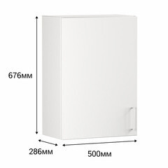 Кухонный модуль навесной 50х67,6х28,6 см Твэгги белый 1 полка - фото 2