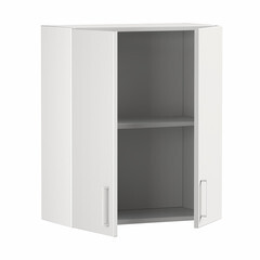 Кухонный модуль навесной 60х67,6х28,6 см Твэгги белый 1 полка - фото 4