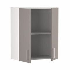 Кухонный модуль навесной 60х67,6х28,6 см Твэгги тауп 1 полка - фото 2