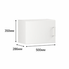 Кухонный модуль навесной над вытяжкой 50х35х28,6 см Твэгги белый - фото 2