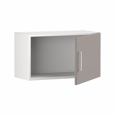 Кухонный модуль навесной над вытяжкой 60х35х28,6 см Твэгги тауп - фото 3