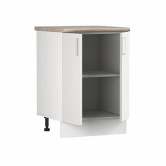 Кухонный модуль напольный 60х84х53,6 см Твэгги белый 1 полка - фото 5