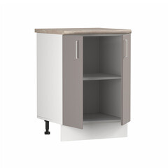 Кухонный модуль напольный 60х84х53,6 см Твэгги тауп 1 полка - фото 5