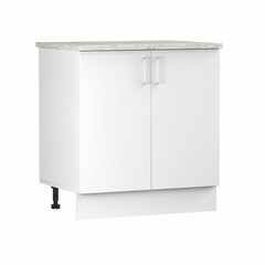 Кухонный модуль напольный 80х84х53,6 см Твэгги белый 1 полка - фото 1